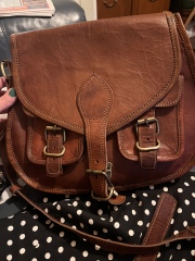 Help me find the perfect tan leather day bag