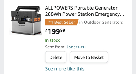Alternatives in a power cut