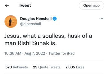 To be heartbroken about Douglas Henshall not being a lovely guy I thought he was.