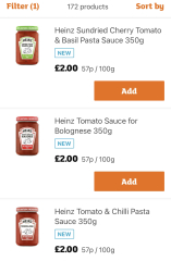 Cupboard/instant food healthy options in jars