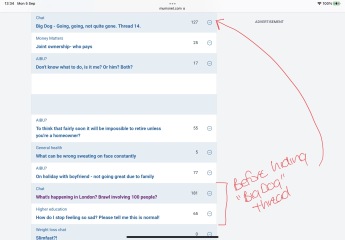 Is the way "read" threads turn purple just random now?