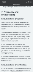 Salamol (ventolin - blue inhaler) when pregnant