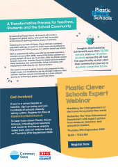 Plastic Clever Schools Event 29/09/22