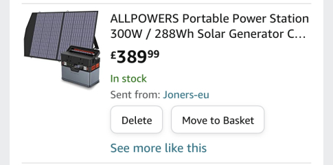 Alternatives in a power cut