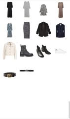 Autumn casual / school run capsule wardrobe