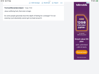 Blank ads in majority of thread