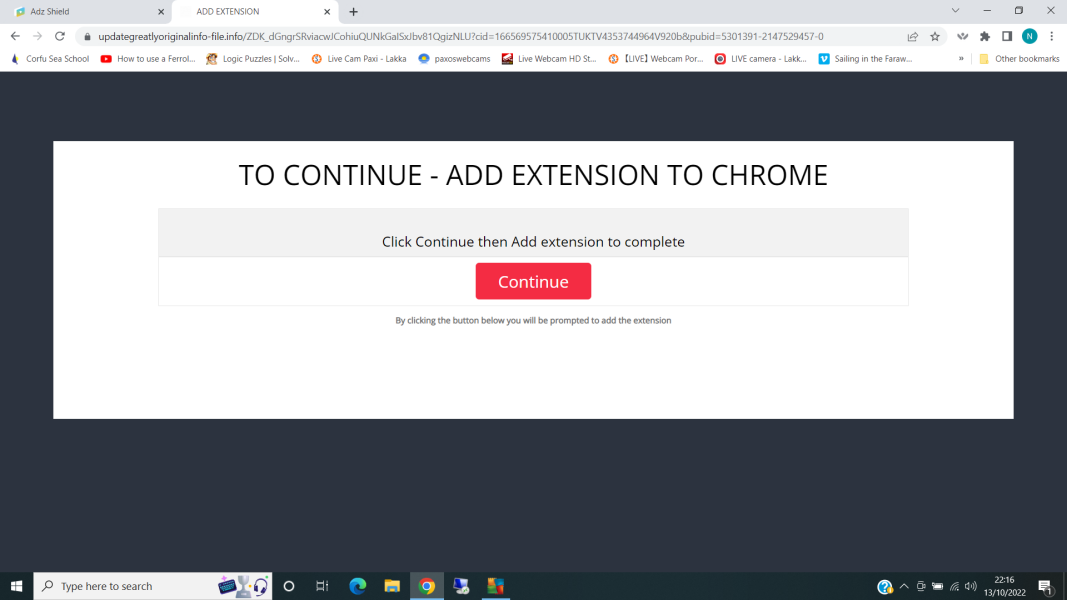 Randomly redirected to another page...