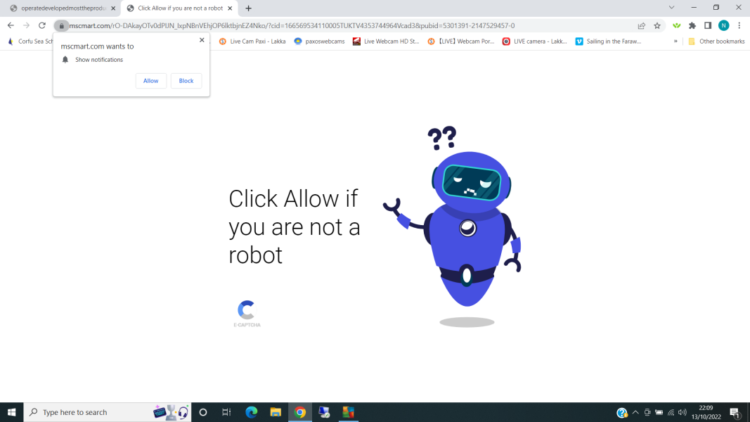 Randomly redirected to another page...