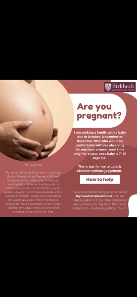 Mother and baby observation 