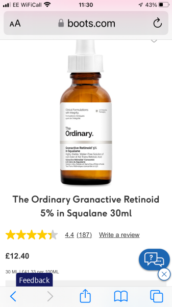 Could anyone help me choose a retinol product?