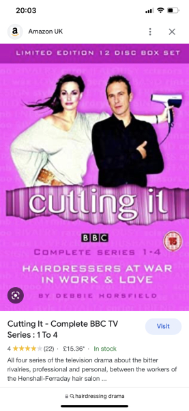 documentary re hairdressing salon ,has a black handbag for customers to borrow for funerals 