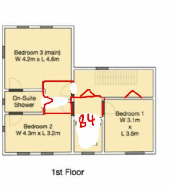 Could we re-jiggle upstairs to make a fourth bedroom