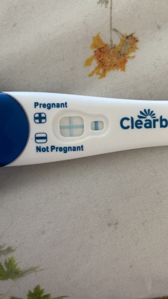 Clearblue - positive or evap line?