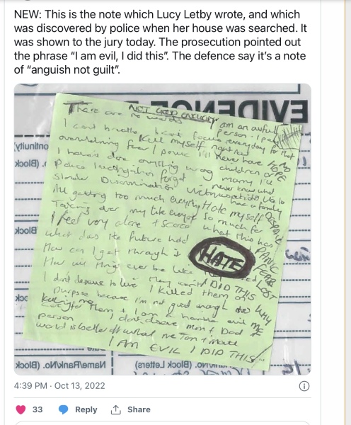 Lucy Letby Court Case