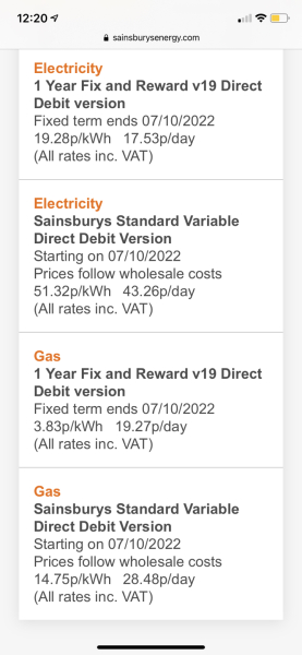 What are your new energy rates today & who are you with?