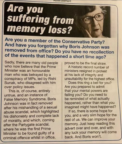 To have an anonymous poll - would you personally like to see Boris return to being PM?