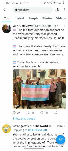 Norwich City Council votes TWAW