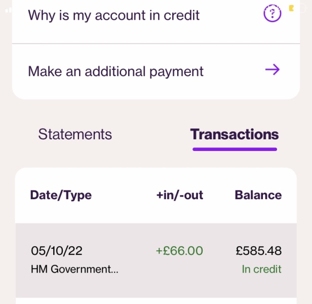 British Gas payment for heating costs