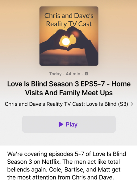 Love is Blind - Season 3 starting 19 Oct on Netflix