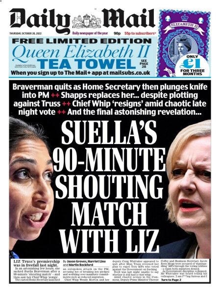 Suella Braverman.  Is she always like that or is she unwell?