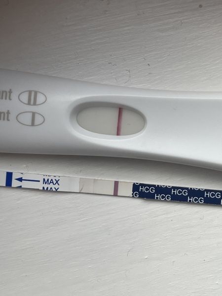Help! Early bfp or evap? 