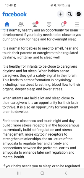 3 weeks - normal to not be put down in cot?