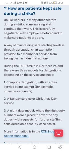 Nursing strike 