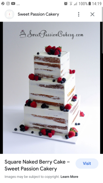 Need help with baking a "naked" cake please.  