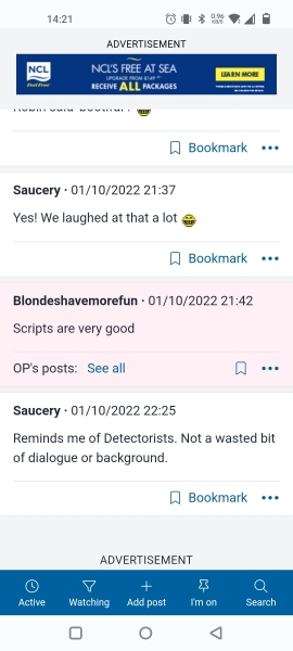 Can't bookmark OP's posts