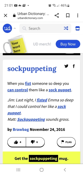 To ask - what is sock puppeting?
