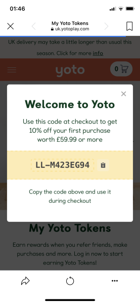 Yoto discount code