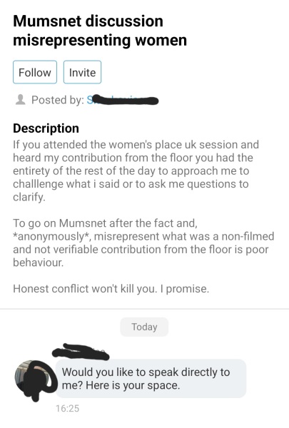 Women's Place UK: Filia event: the elephant ignored yet again