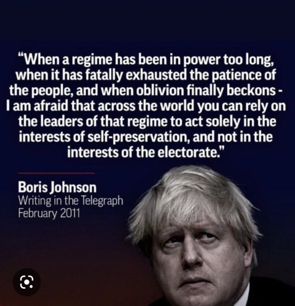 To have an anonymous poll - would you personally like to see Boris return to being PM?