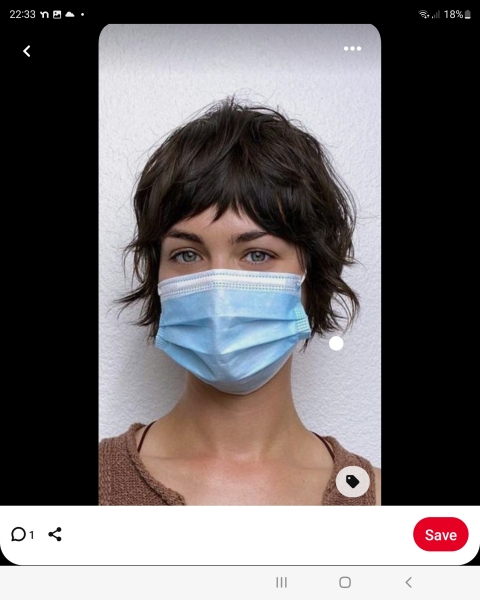 How did you feel after having longer hair cropped trendy short?