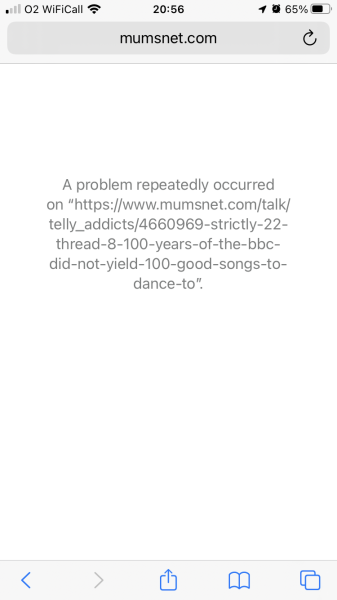 Certain threads not loading 