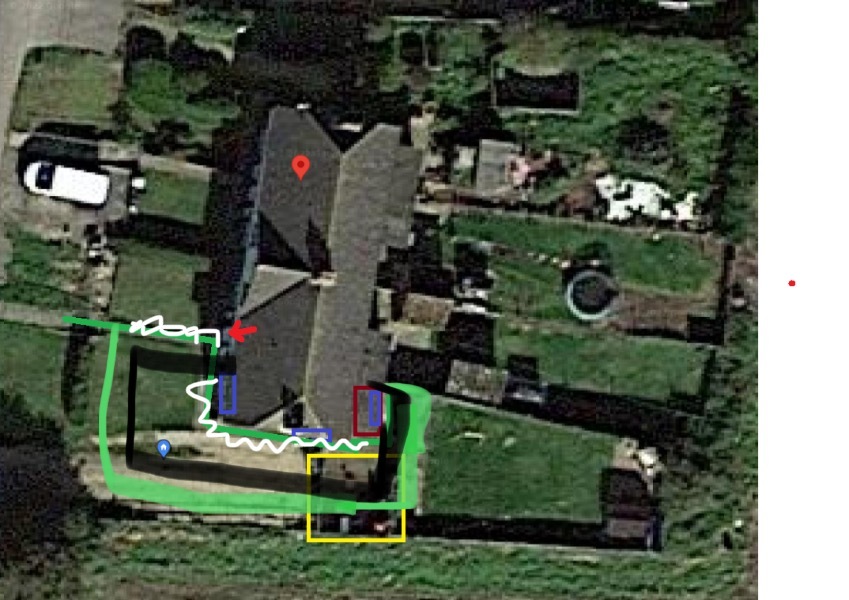 Neighbour refuses to use front door