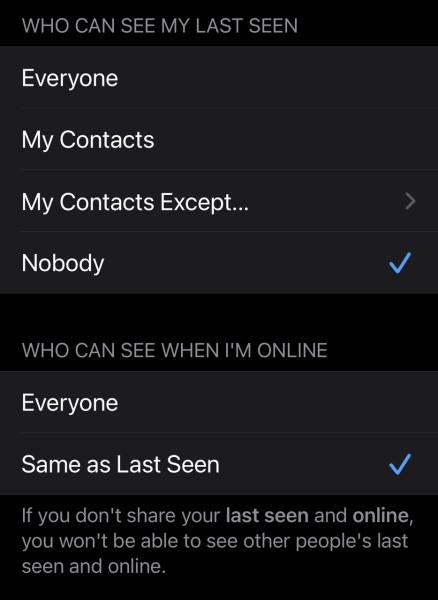 To ask you about these new WhatsApp privacy settings