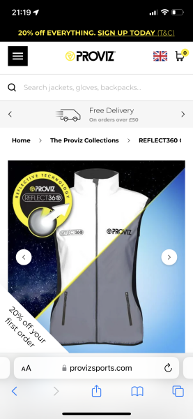 Winter running jacket