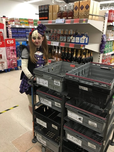 Halloween costumes in work