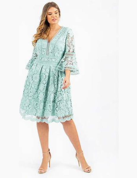 See through bits in a dress