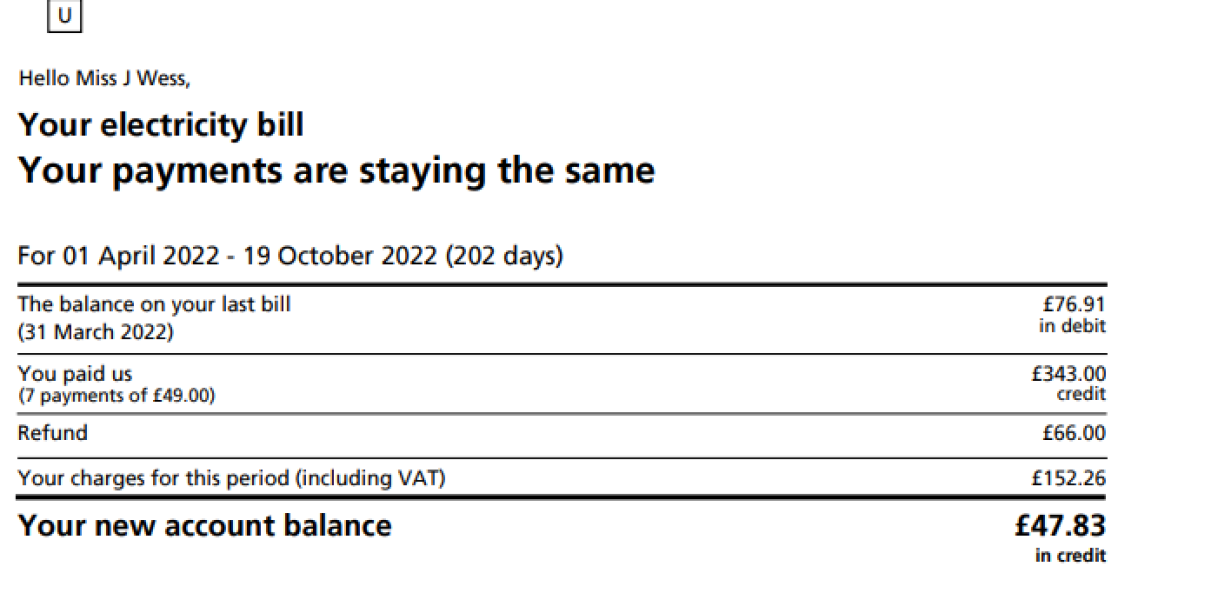 EDF & Energy Bill Support Scheme