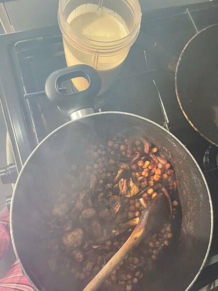 What rice shall I make to go with my mushroom and chickpea red wine dish?