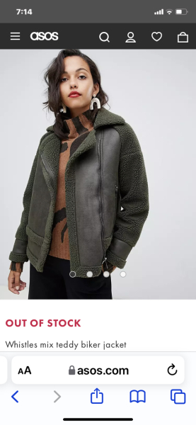 Did anyone buy a green teddy coat last year?
