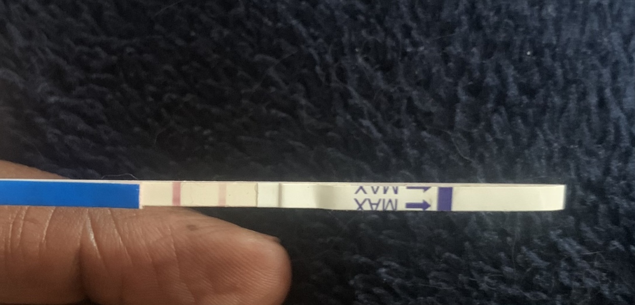 Help! I got a faint line. Could this be it? 