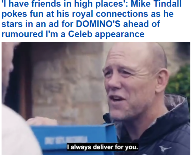 Mike Tindall - I'm a Celebrity