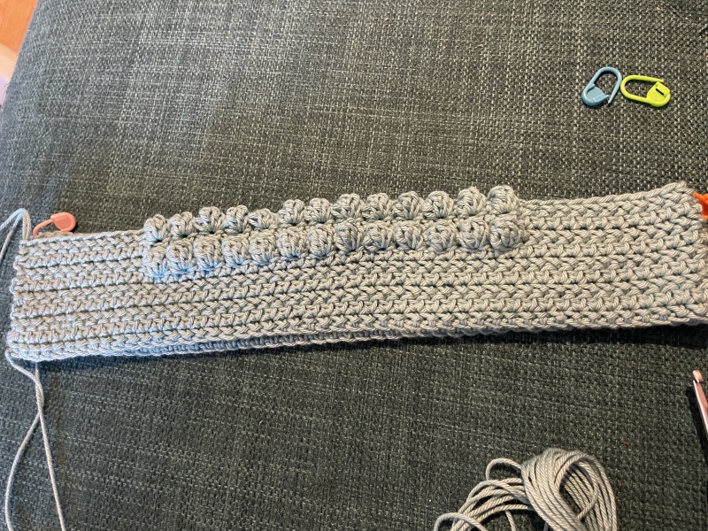 It's Crochet,  Knit & Natter 9: So Many Projects, So Little Time. (Oh well - I almost made it rhyme!)