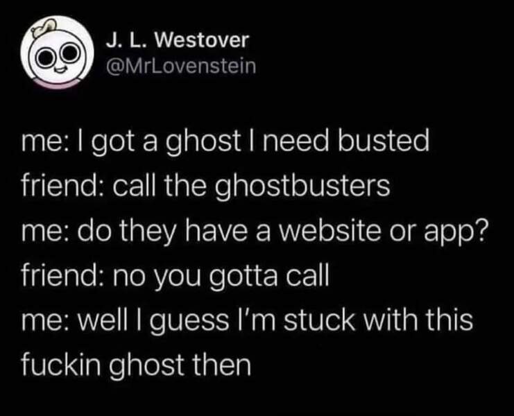 To hate making phone calls