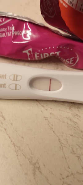 Confused about pregnancy test