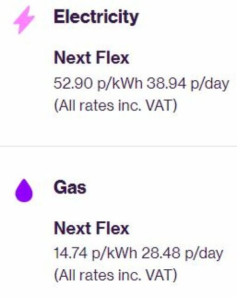 What are your new energy rates today & who are you with?