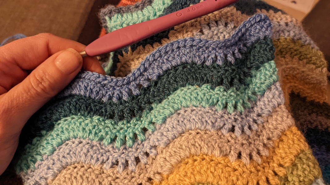 It's Crochet,  Knit & Natter 9: So Many Projects, So Little Time. (Oh well - I almost made it rhyme!)